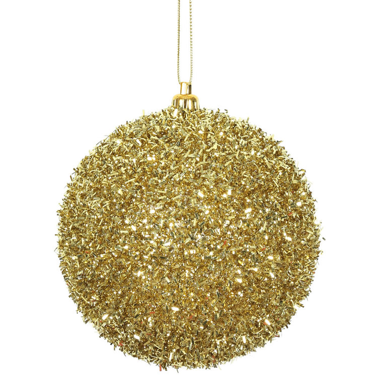 Etta Avenue™ Tinsel Ball Ornament & Reviews Wayfair